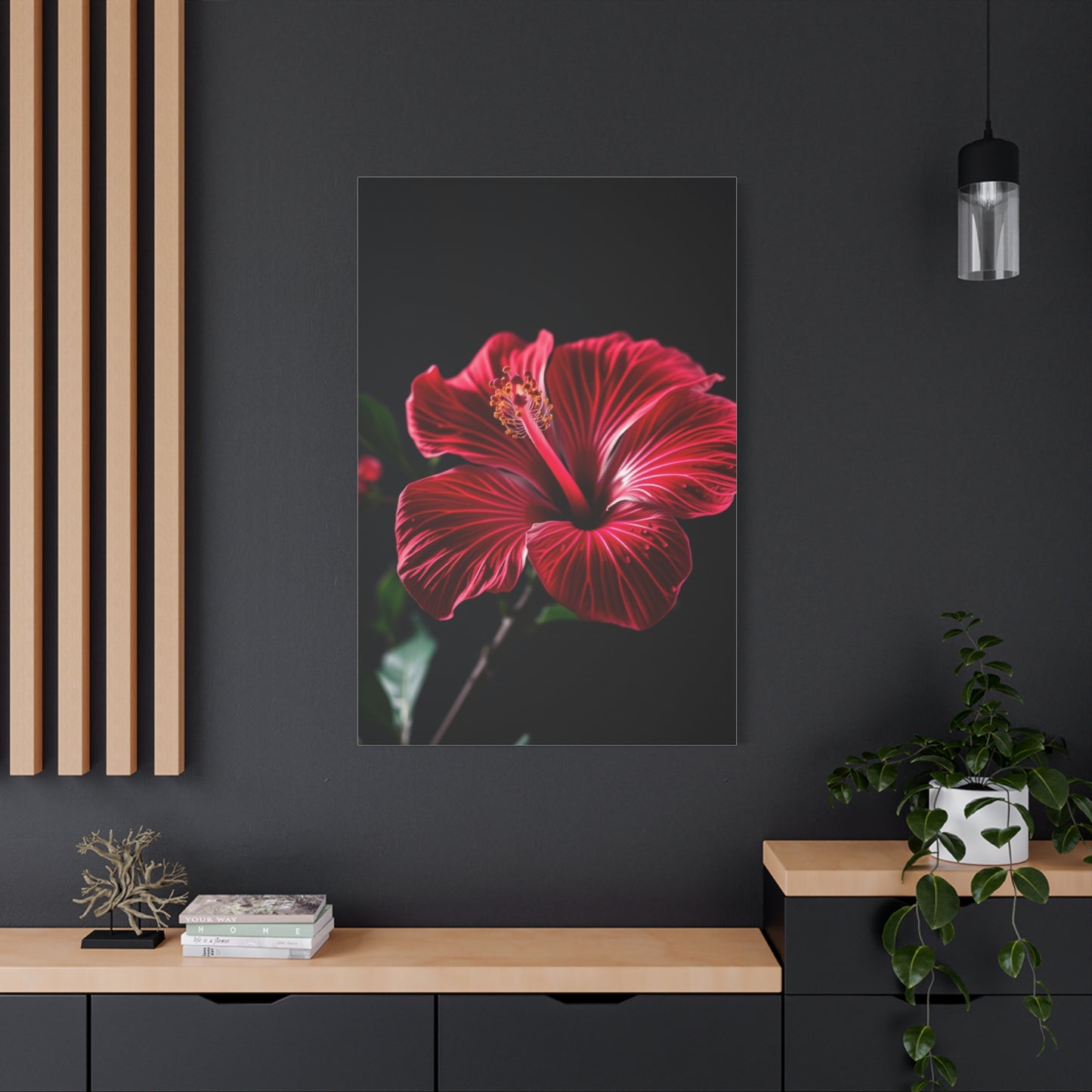 Masterpiece Hibiscus Flower Art Vision Wall Art & Canvas Print
