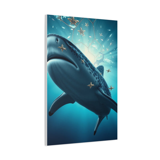 Vision Whale Shark Art Art Wall Art & Canvas Print