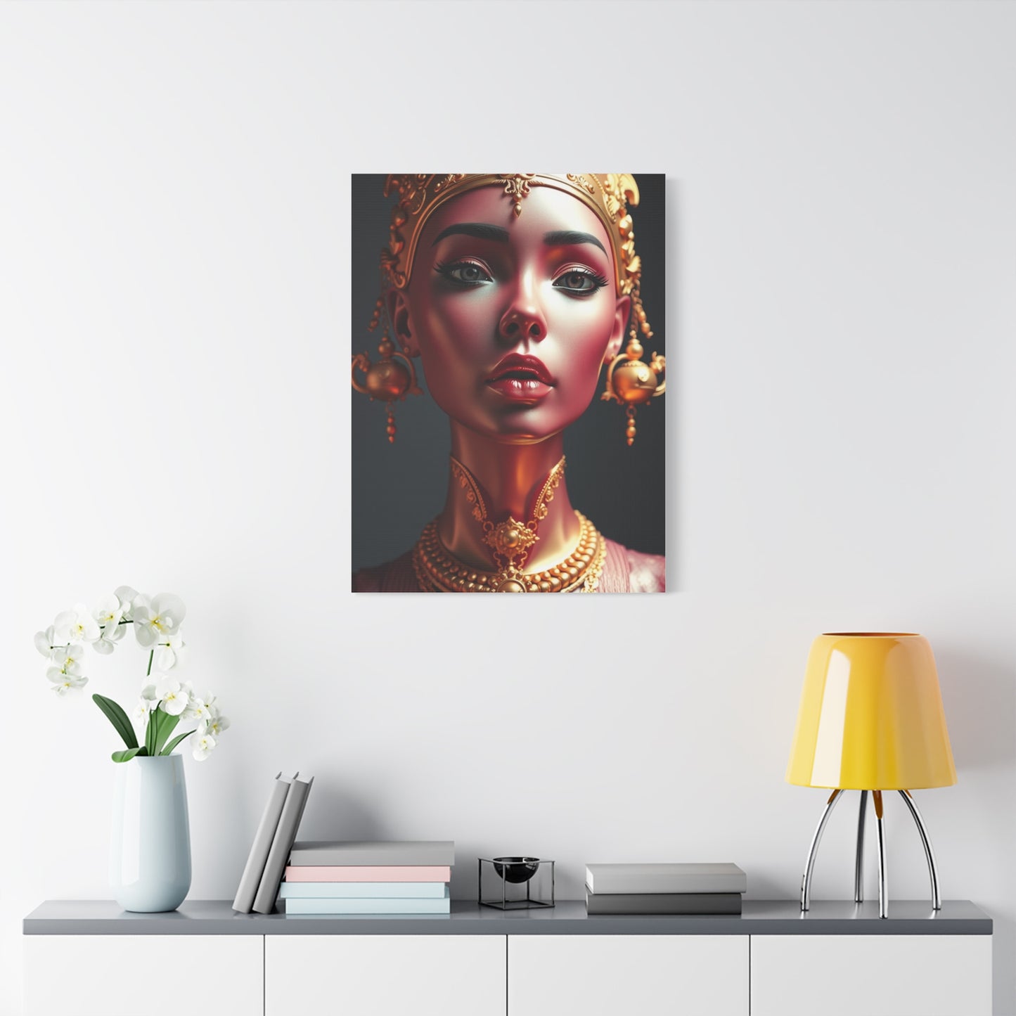 Gold & Pink Art Luxury Canvas Wall Art & Canvas Print
