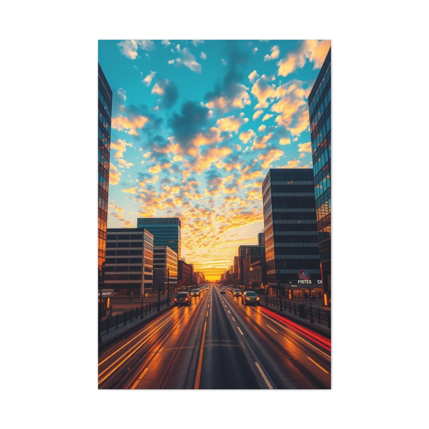 Elite Michigan Sky Media Art Vision Wall Art & Canvas Print