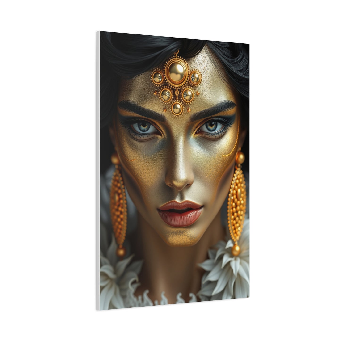 Vision Black White and Gold Art Art Wall Art & Canvas Print