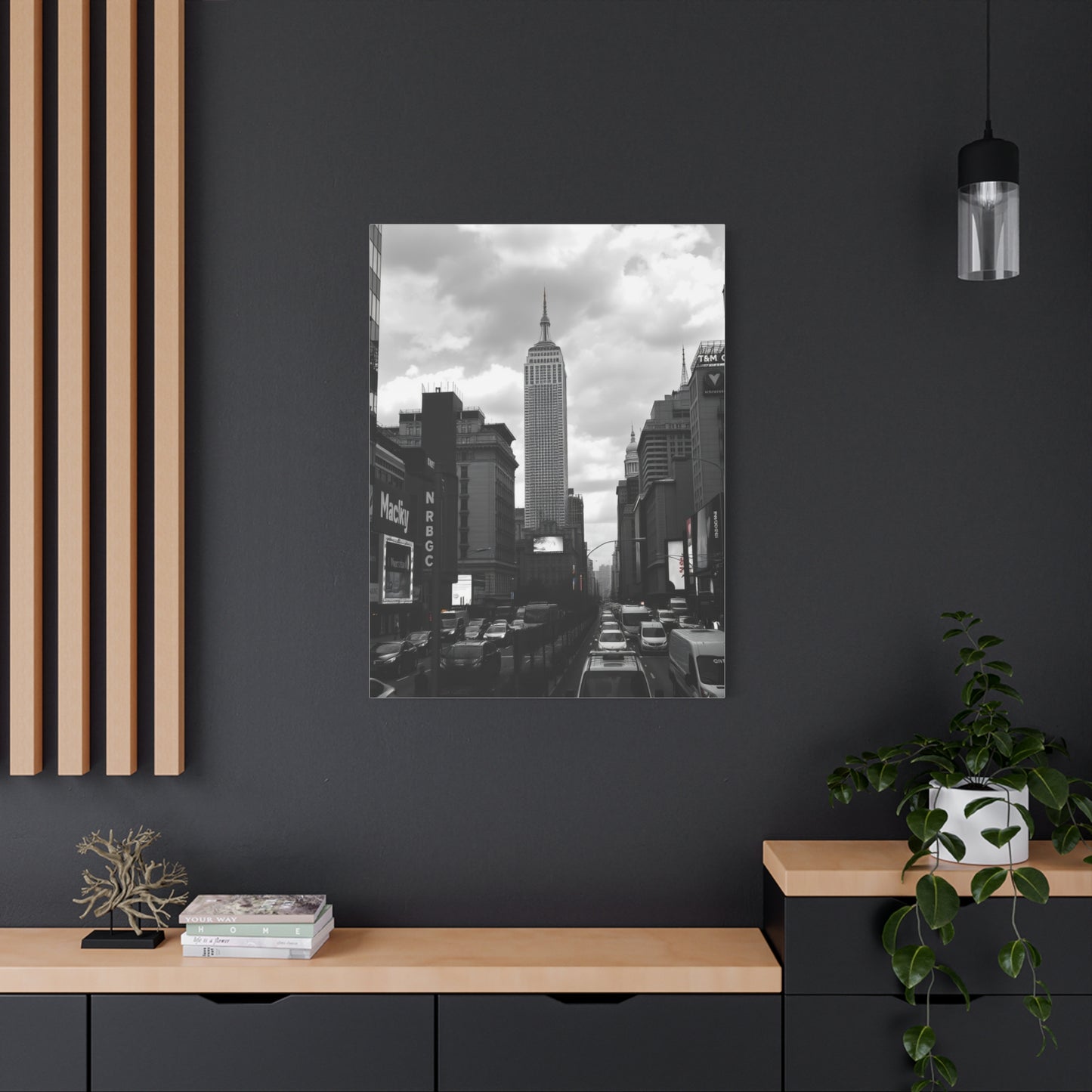 Masterpiece Black & White Cityscapes Art Vision Wall Art & Canvas Print