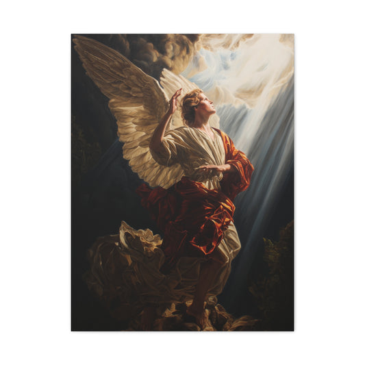 Michelangelo-inspired Angel Wall Art & Canvas Print