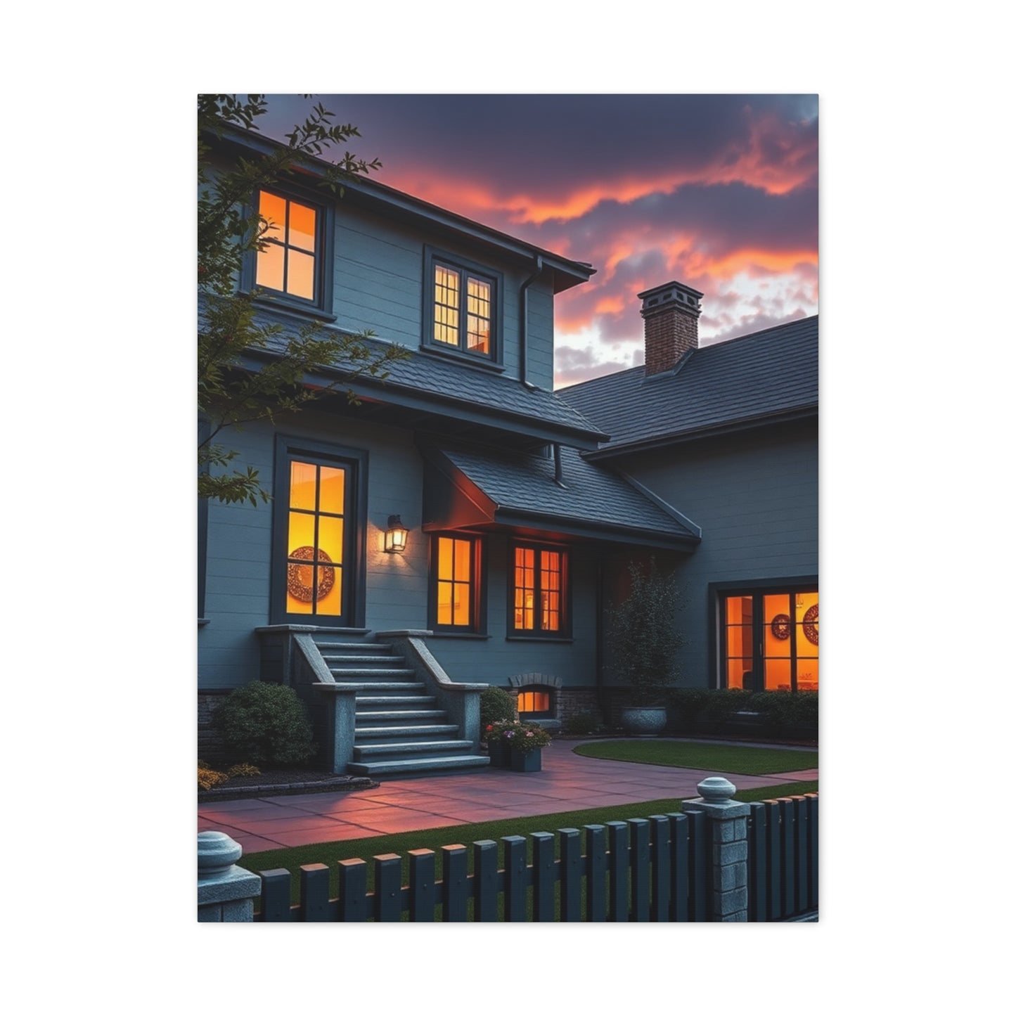 House & Dwelling Art Luxury Canvas Wall Art & Canvas Print