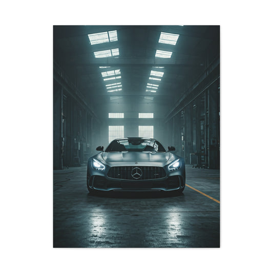 Mercedes AMG GT Mechanical Detailing Scene Wall Art & Canvas Prints