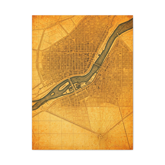 United Kingdom Vintage Map Print Wall Art & Canvas Prints