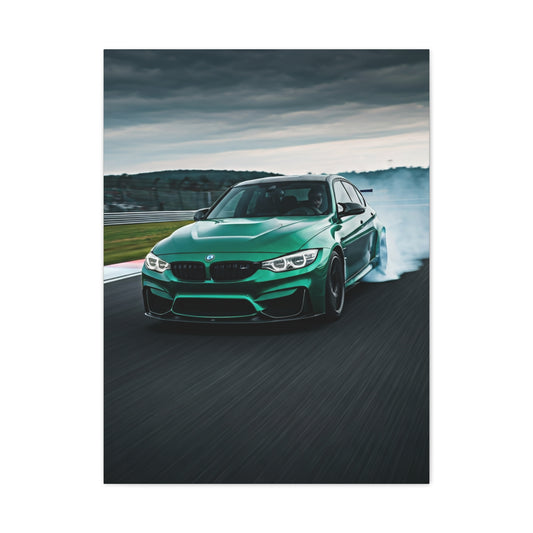 BMW M3 Track Entry Drift Precision Wall Art & Canvas Prints