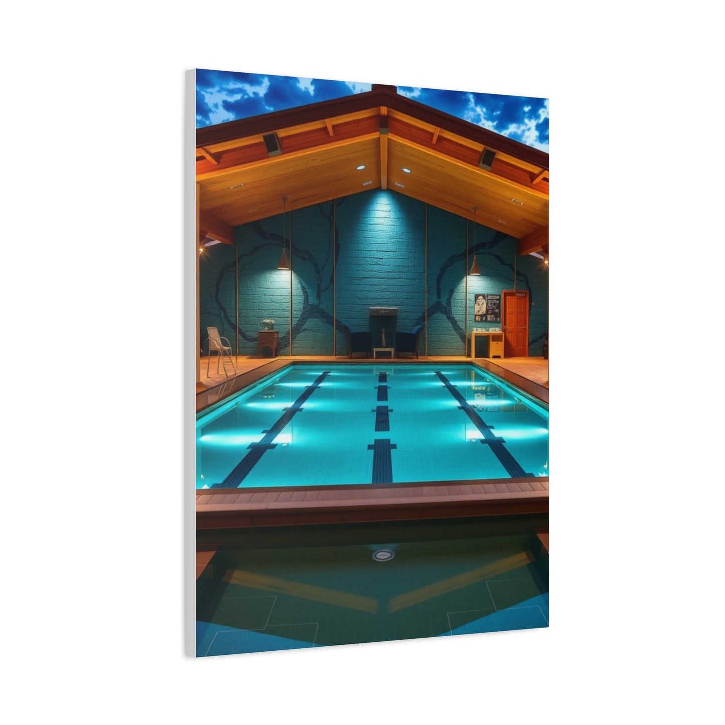 Supreme Swimming Pool Art Collection Wall Art & Canvas Print