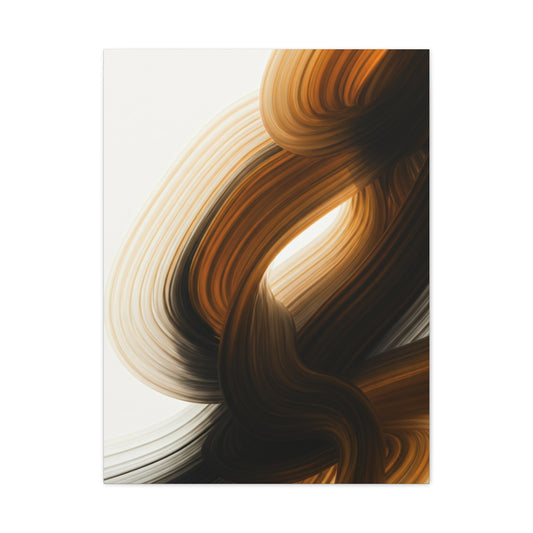 Dark Gold Flow Abstract Wall Art & Canvas Prints