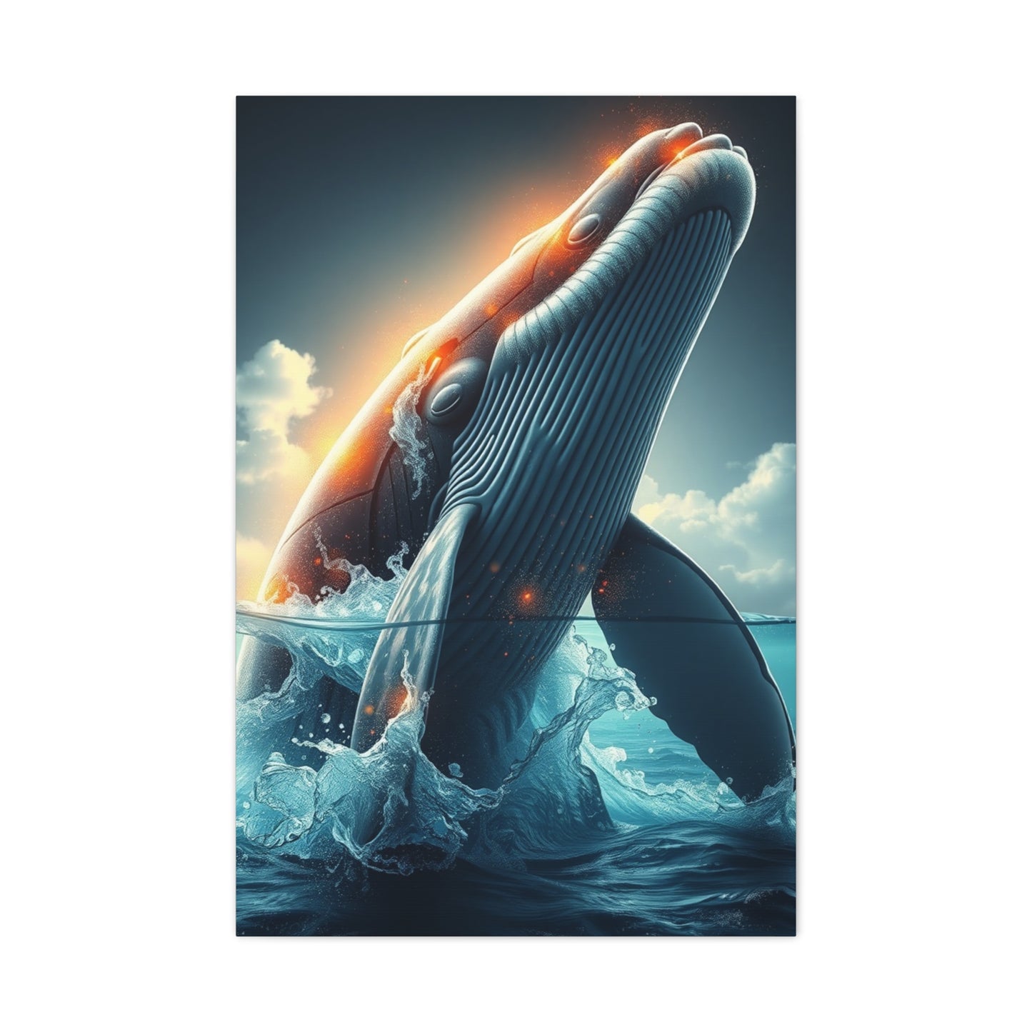 Masterpiece Whale Art Vision Wall Art & Canvas Print