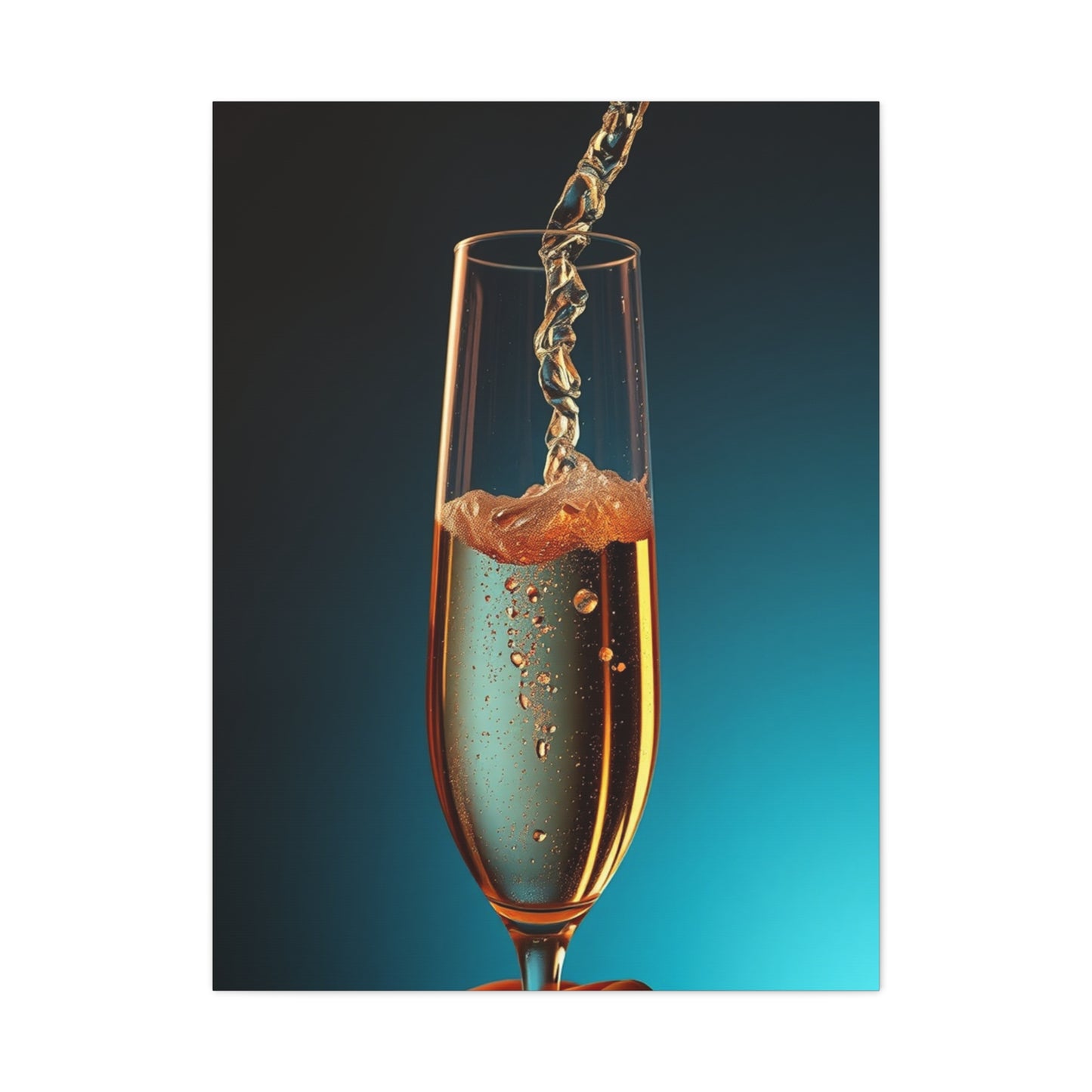 Masterpiece Champagne Art Vision Wall Art & Canvas Print