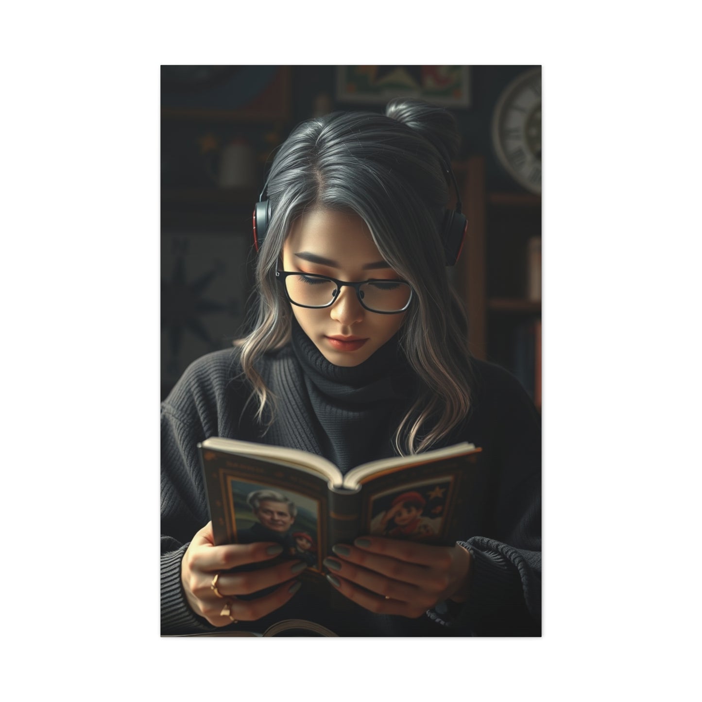 Reading Wall Art Refined Canvas Wall Art & Canvas Print