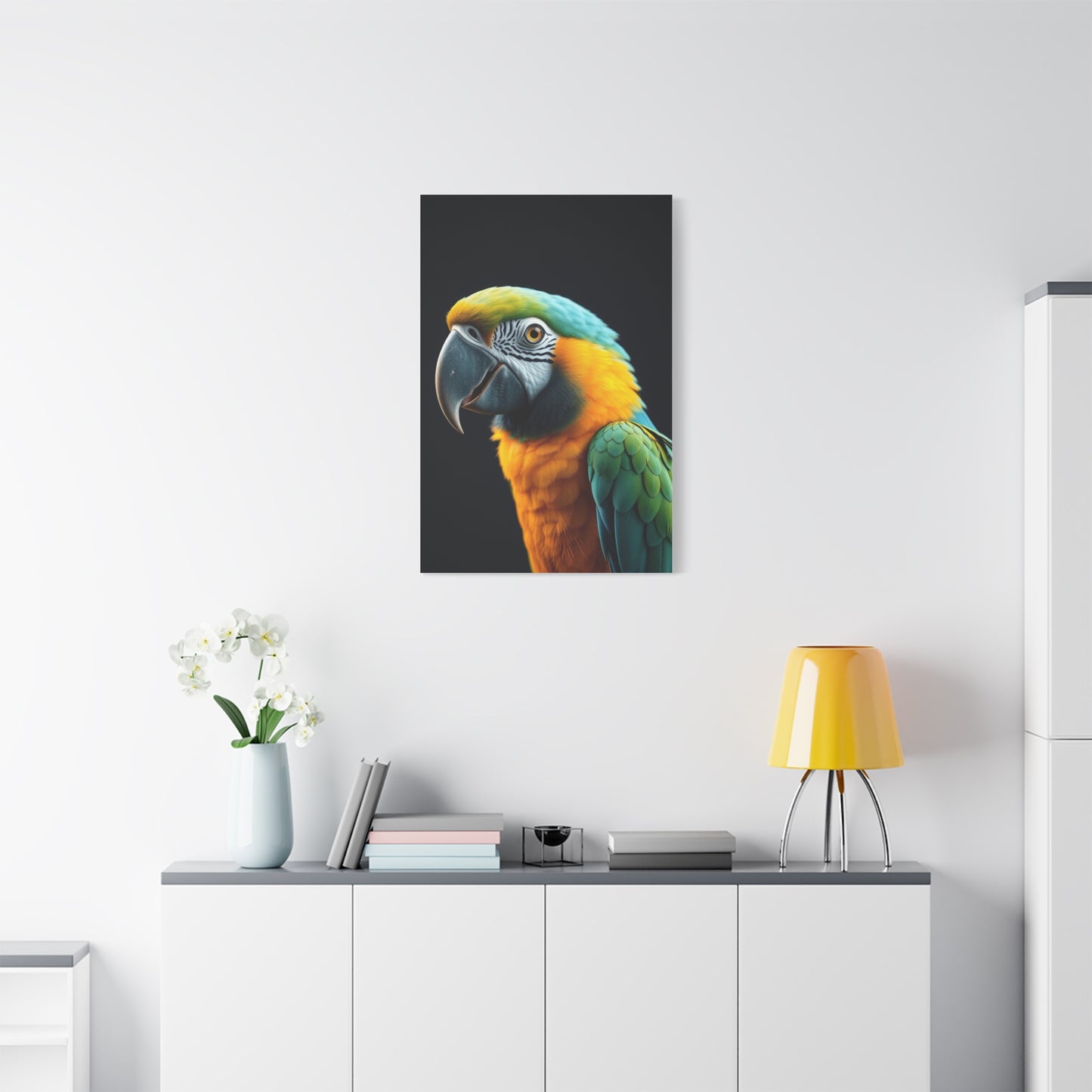 Masterpiece Parrot Art Vision Wall Art & Canvas Print