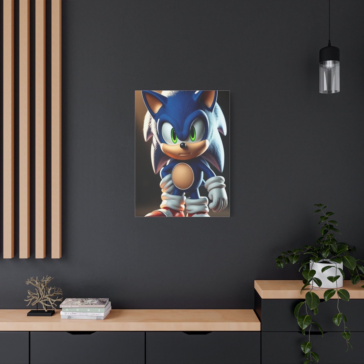 Sonic the Hedgehog Art Luxury Canvas Wall Art & Canvas Print