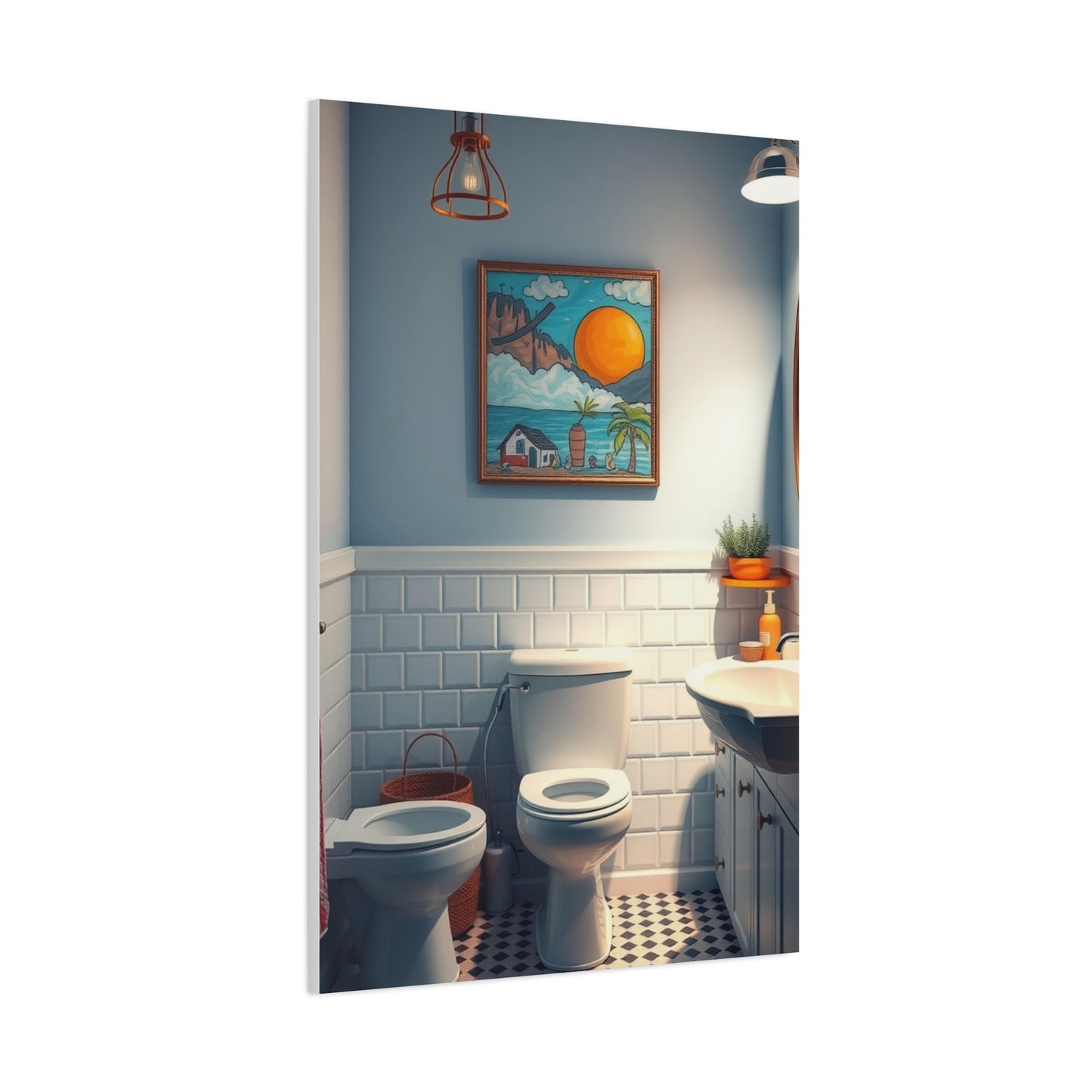 Kid’s Bathroom Art Supreme Gallery Wall Art & Canvas Print