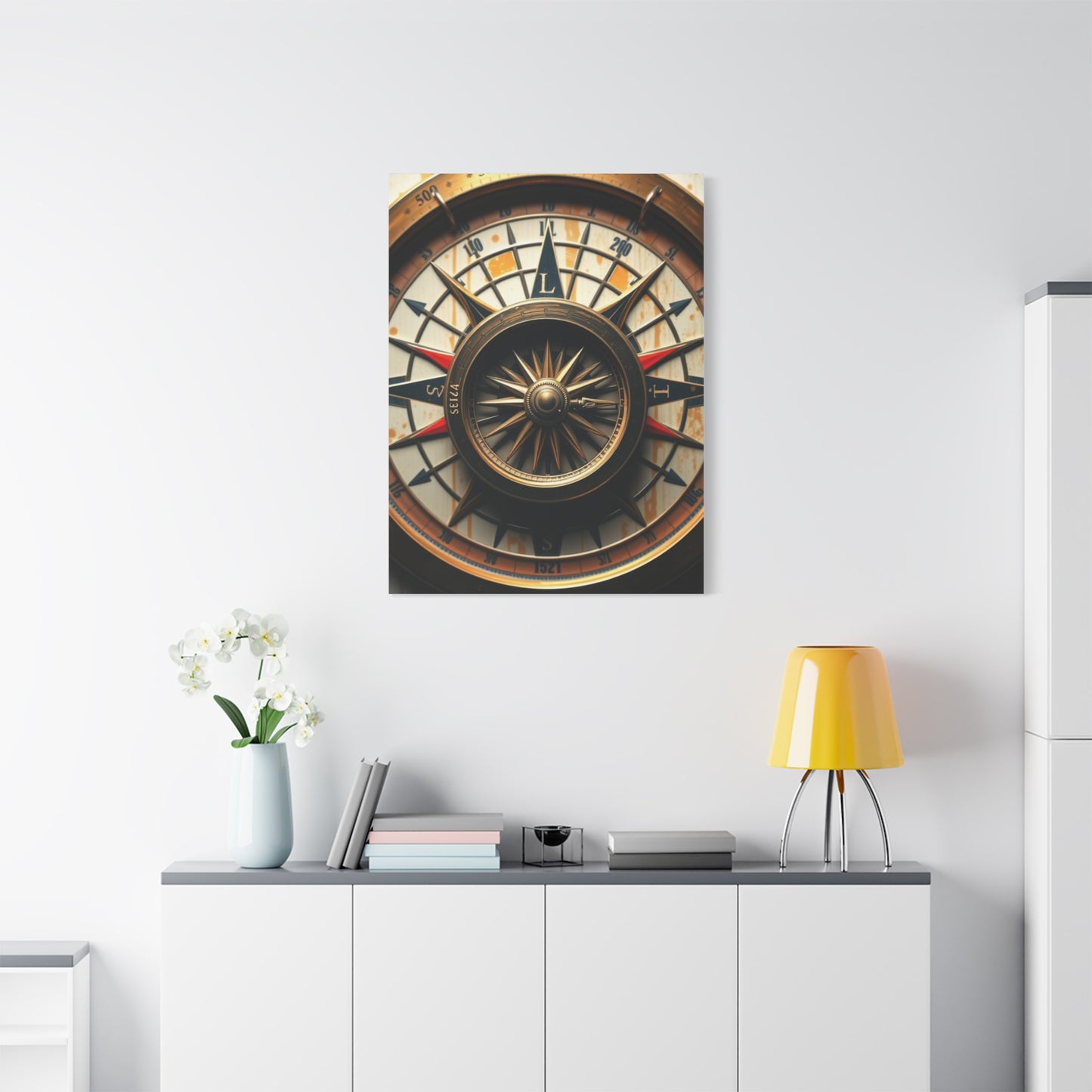 Masterpiece Compass Art Vision Wall Art & Canvas Print