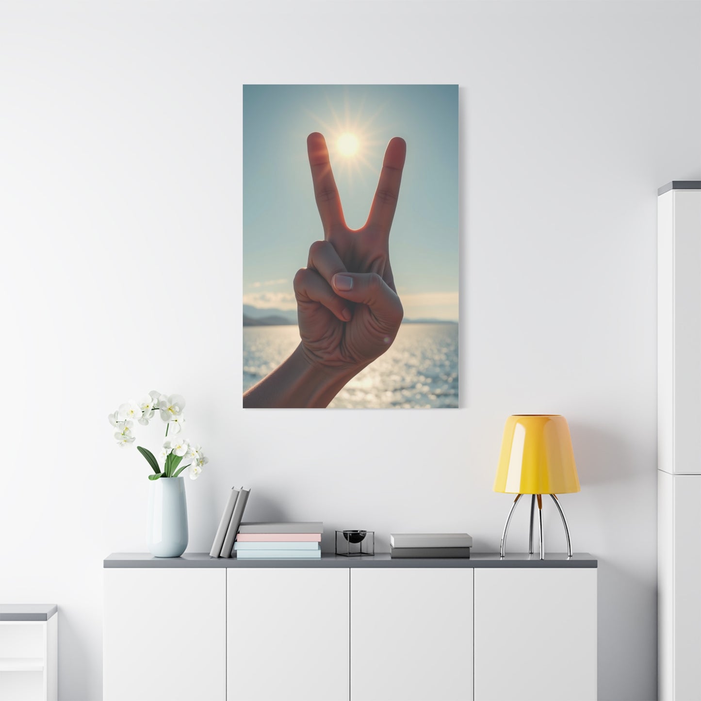 Peace Sign Art Refined Canvas Wall Art & Canvas Print