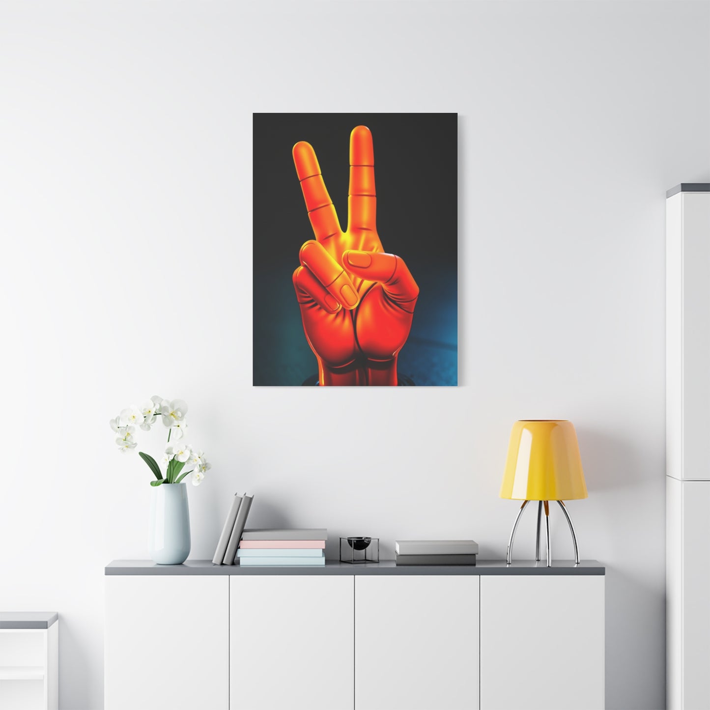 Elite Peace Sign Art Vision Wall Art & Canvas Print