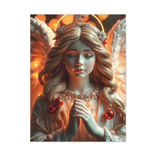Masterpiece Christmas Angel Art Vision Wall Art & Canvas Print