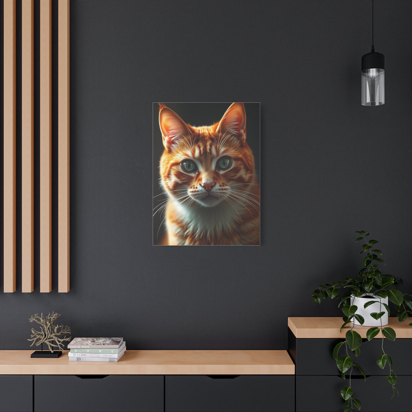 Orange Cat Art Refined Canvas Wall Art & Canvas Print