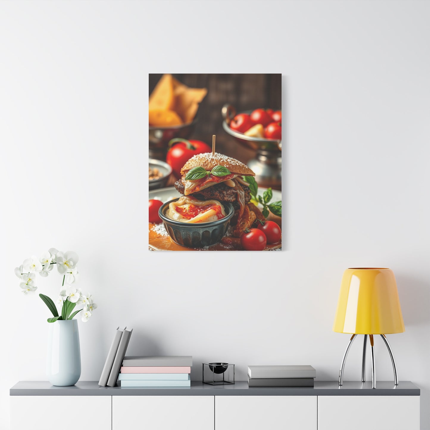 Italian Food Art Luxury Canvas Wall Art & Canvas Print