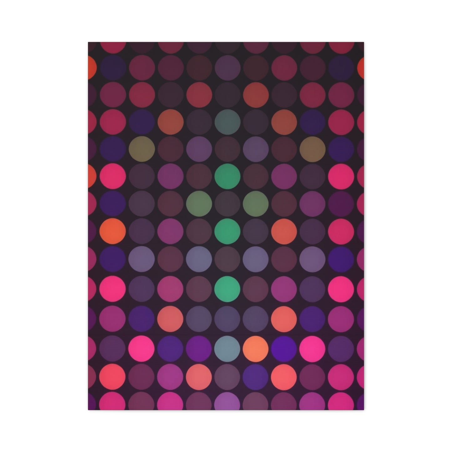 Masterpiece Polka Dot Pattern Art Vision Wall Art & Canvas Print