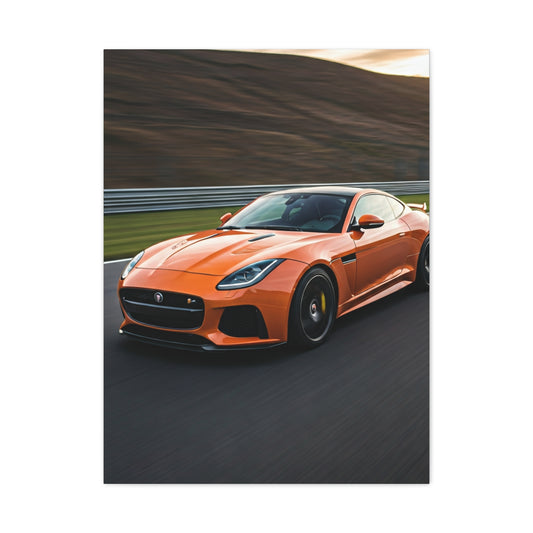 Jaguar F Type High Speed Straight Performance Wall Art & Canvas Prints
