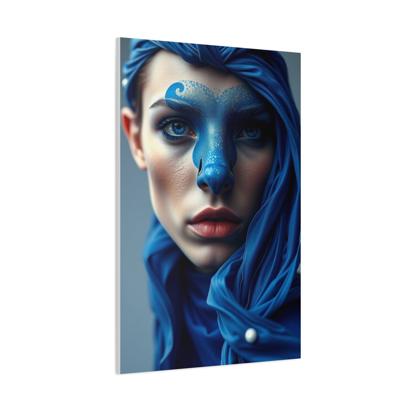 Navy Blue Art Luxury Canvas Wall Art & Canvas Print