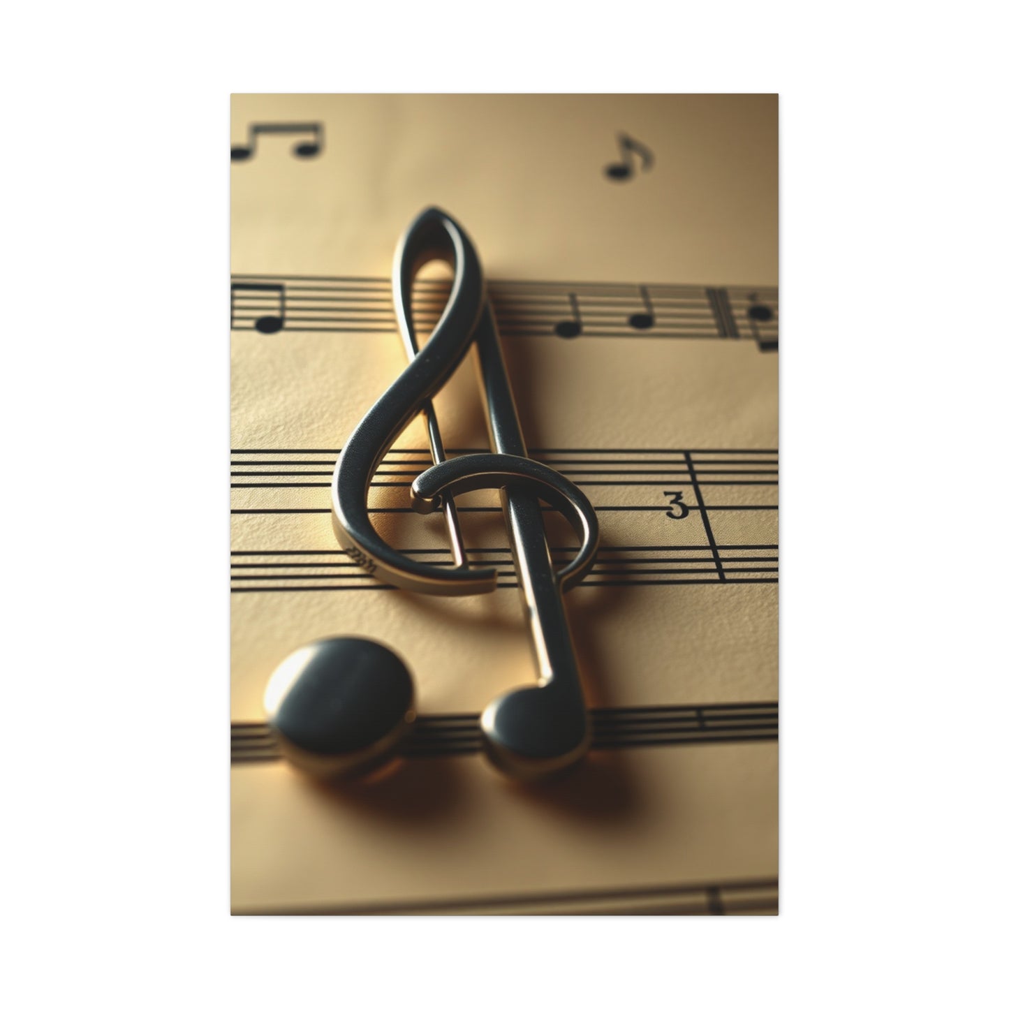 Supreme Musical Notes Art Collection Wall Art & Canvas Print
