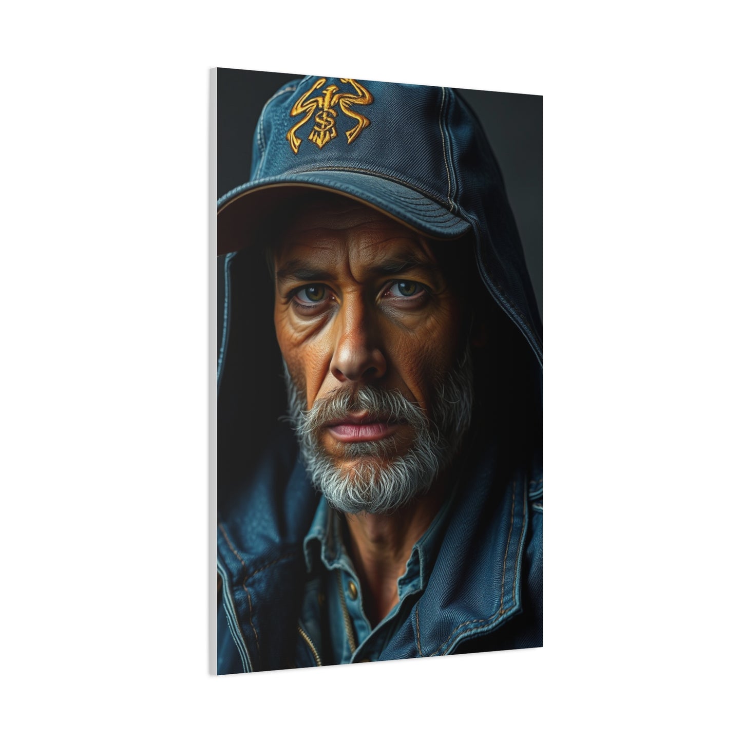 Denim and Leather Art Luxury Canvas Wall Art & Canvas Print