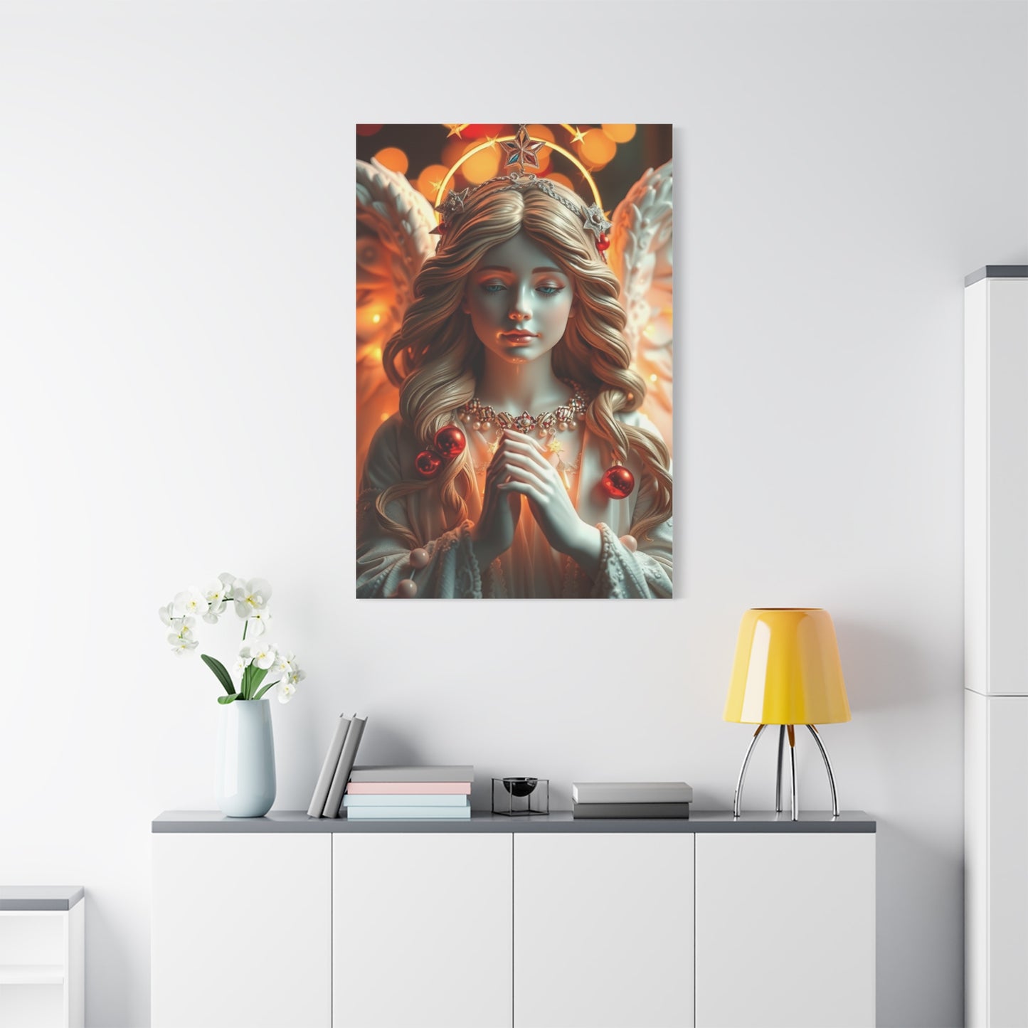 Masterpiece Christmas Angel Art Vision Wall Art & Canvas Print
