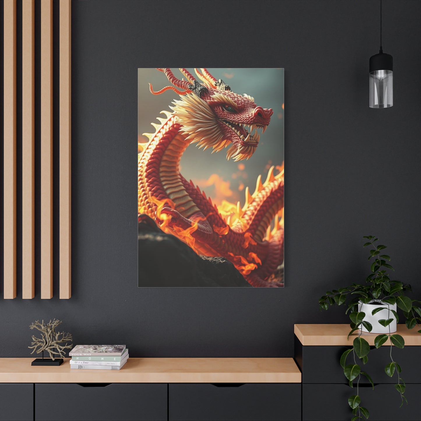 Masterpiece Dragons Art Vision Wall Art & Canvas Print