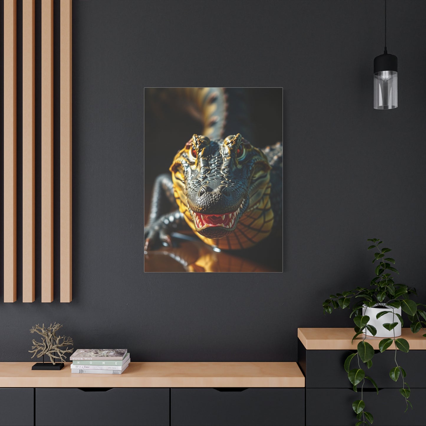 Supreme Crocodile & Alligator Art Collection Wall Art & Canvas Print