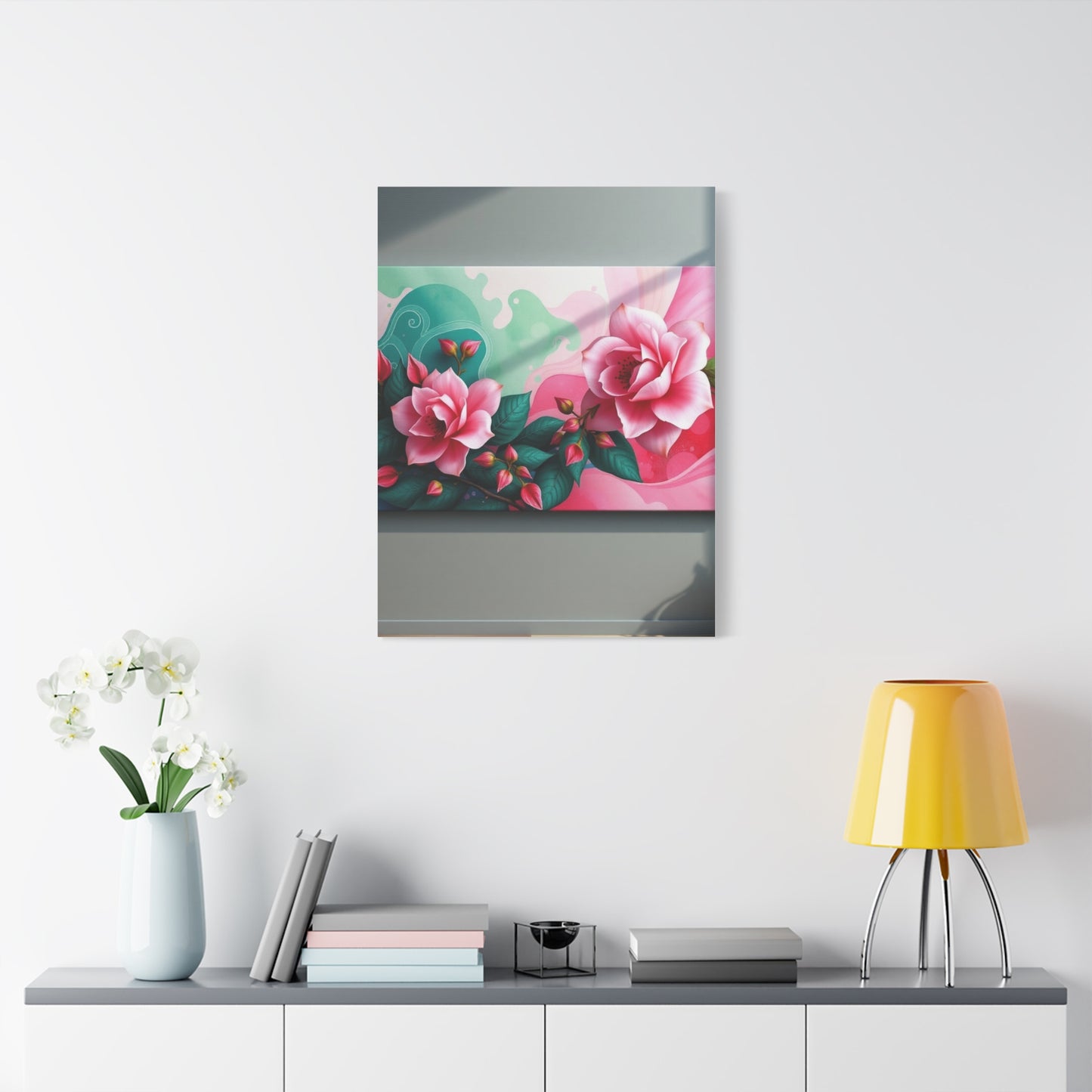 Green & Pink Canvas Art Supreme Gallery Wall Art & Canvas Print