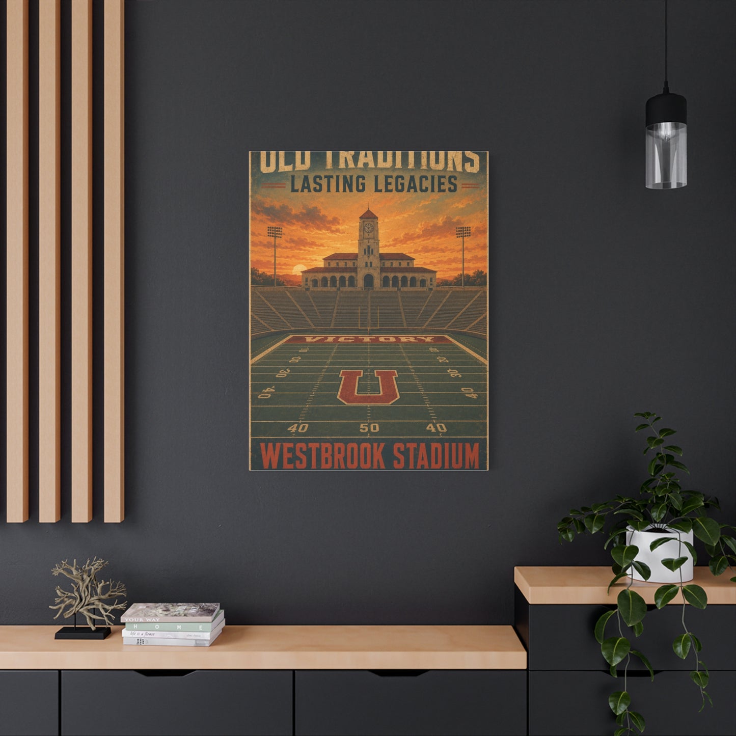 Vintage Stadium Legacy Sports Wall Art & Canvas Print