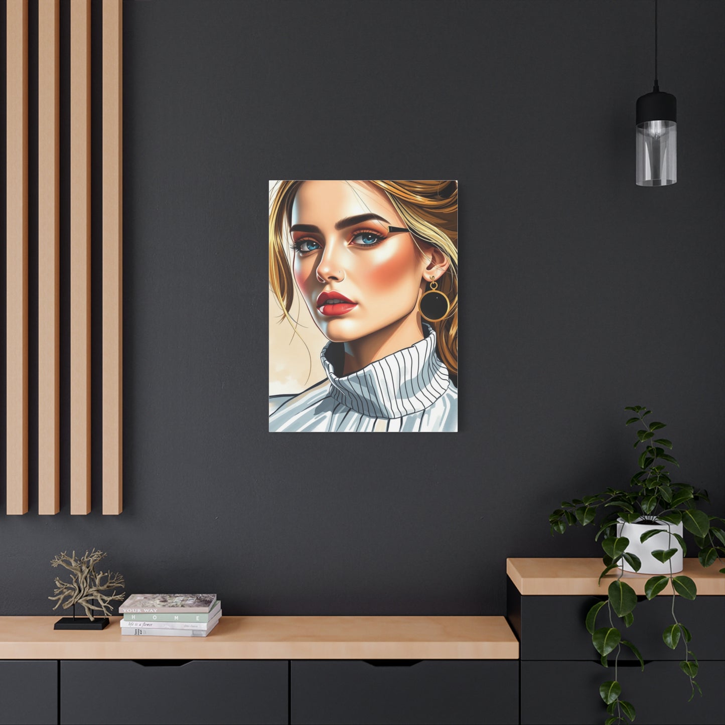 Supreme Fashion Illustration & Drawings Art Collection Wall Art & Canvas Print