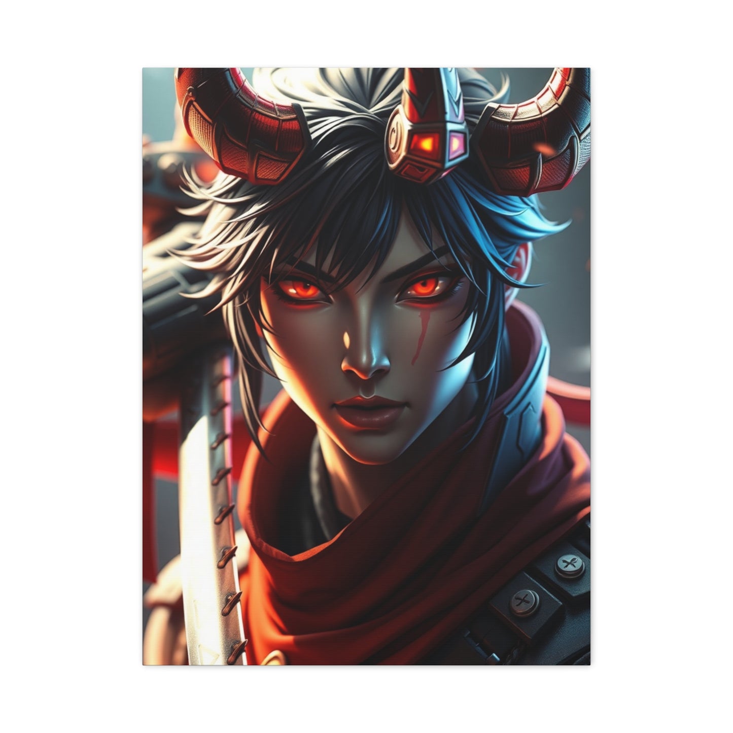 Demon Slayer Characters Art Luxury Canvas Wall Art & Canvas Print