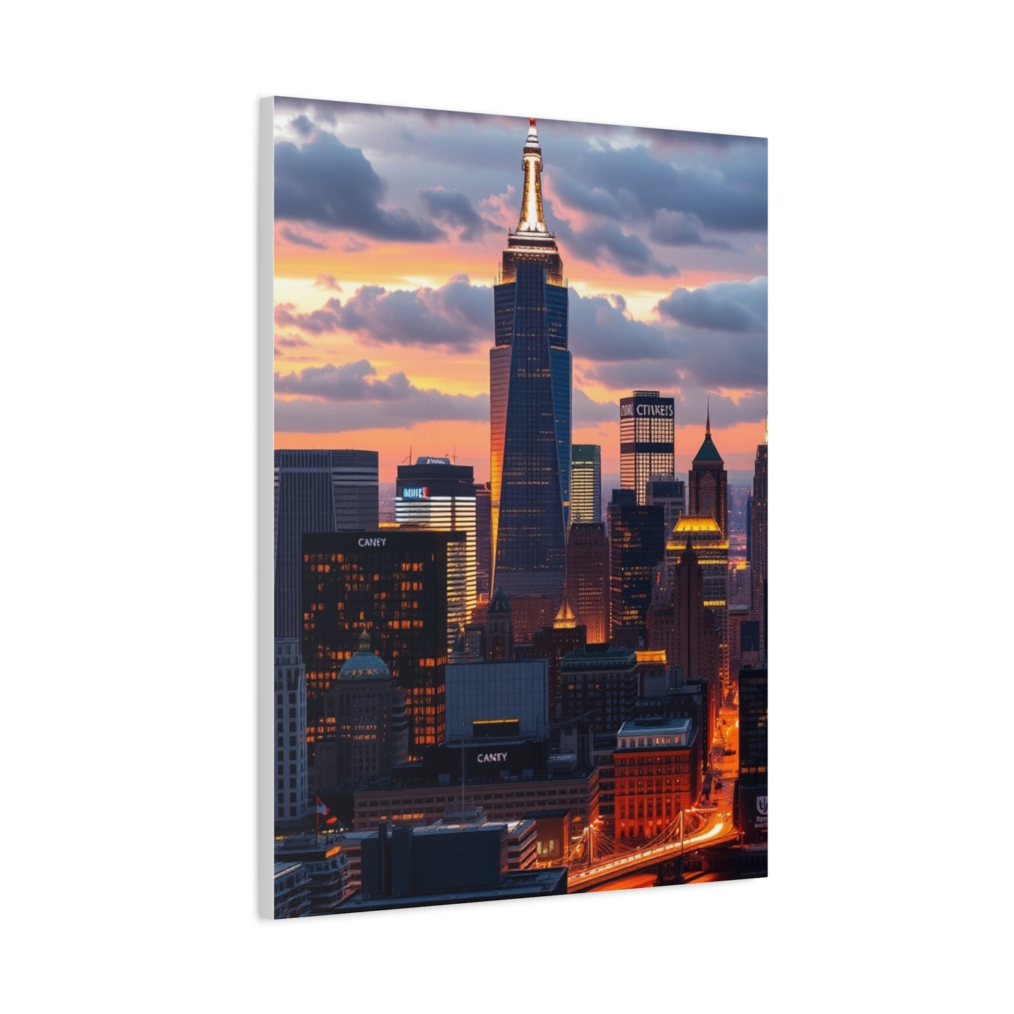 Supreme NYC Skyline Art Collection Wall Art & Canvas Print