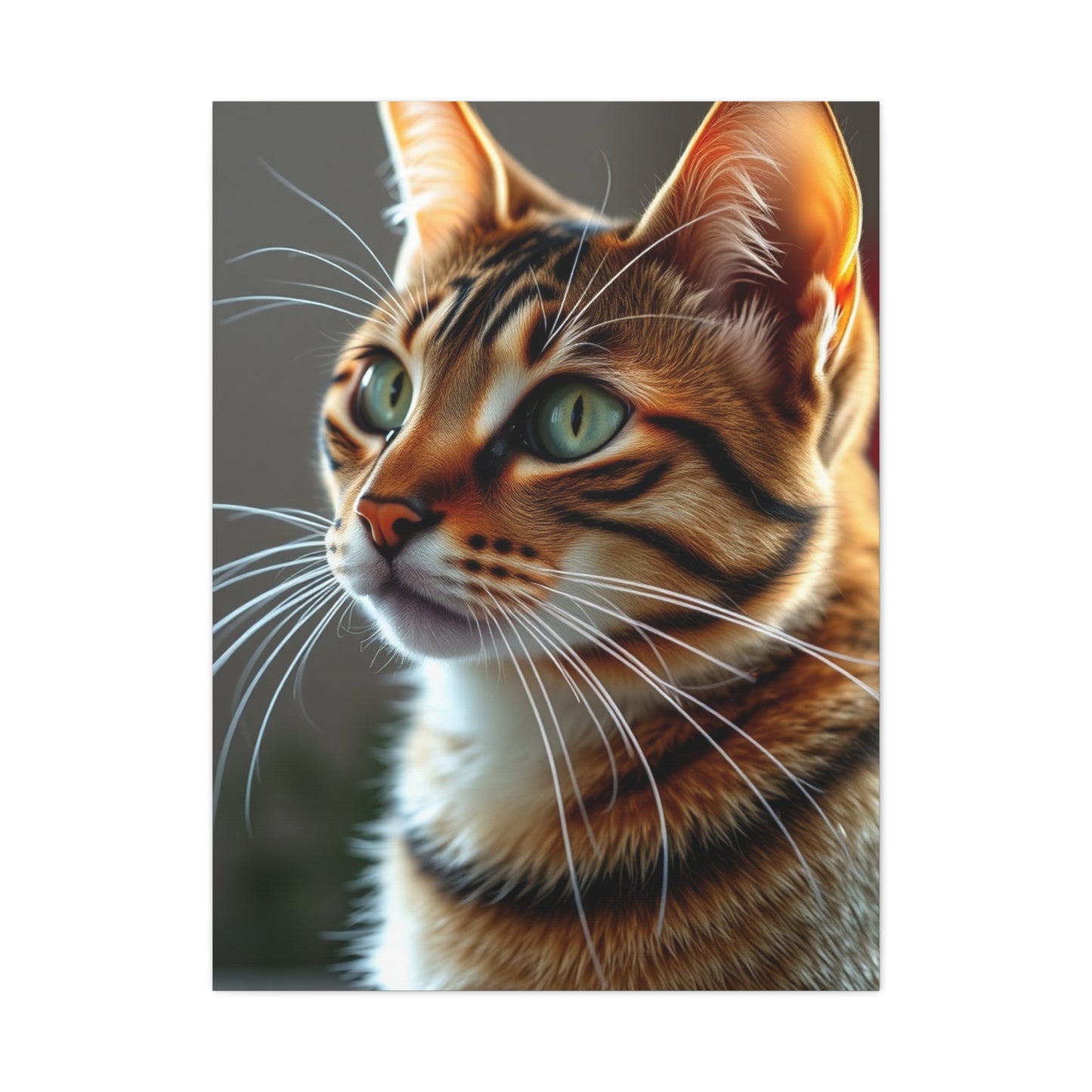 Supreme Tabby Cat Art Collection Wall Art & Canvas Print