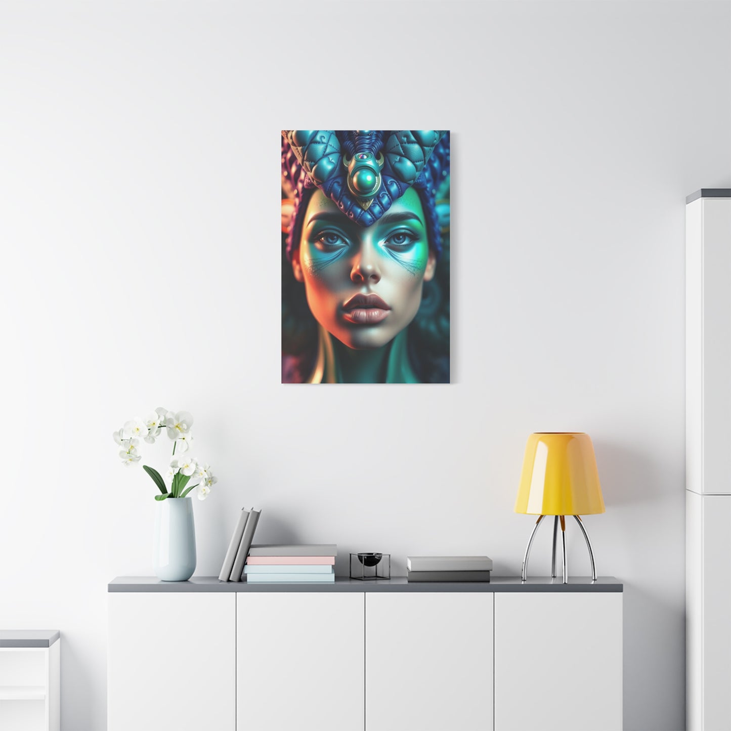 Supreme Blue & Green Art Collection Wall Art & Canvas Print