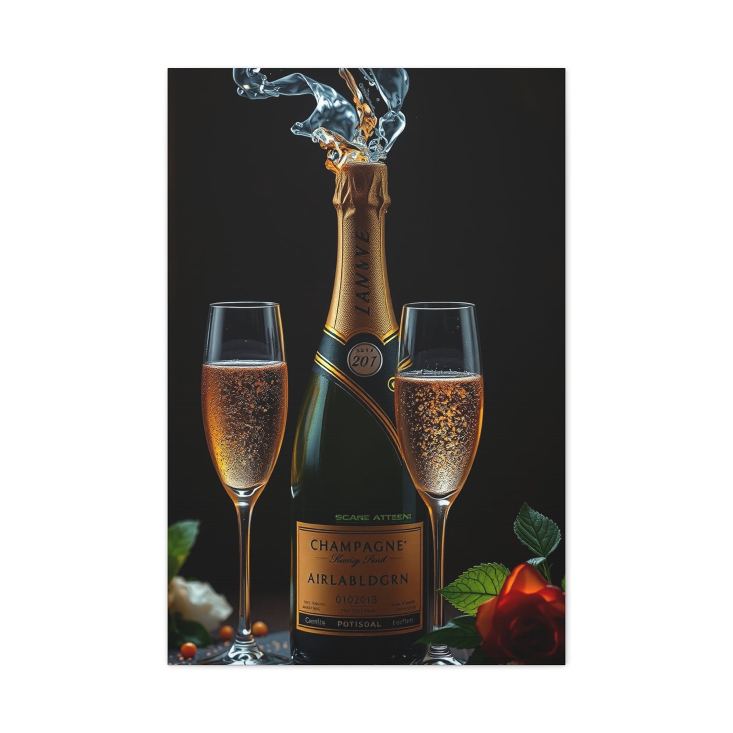 Elite Champagne Art Vision Wall Art & Canvas Print
