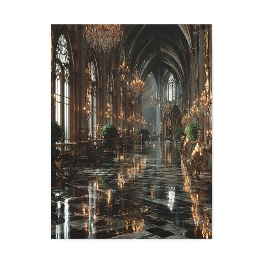 Grand Palace Corridor Luxury Wall Art & Canvas Print