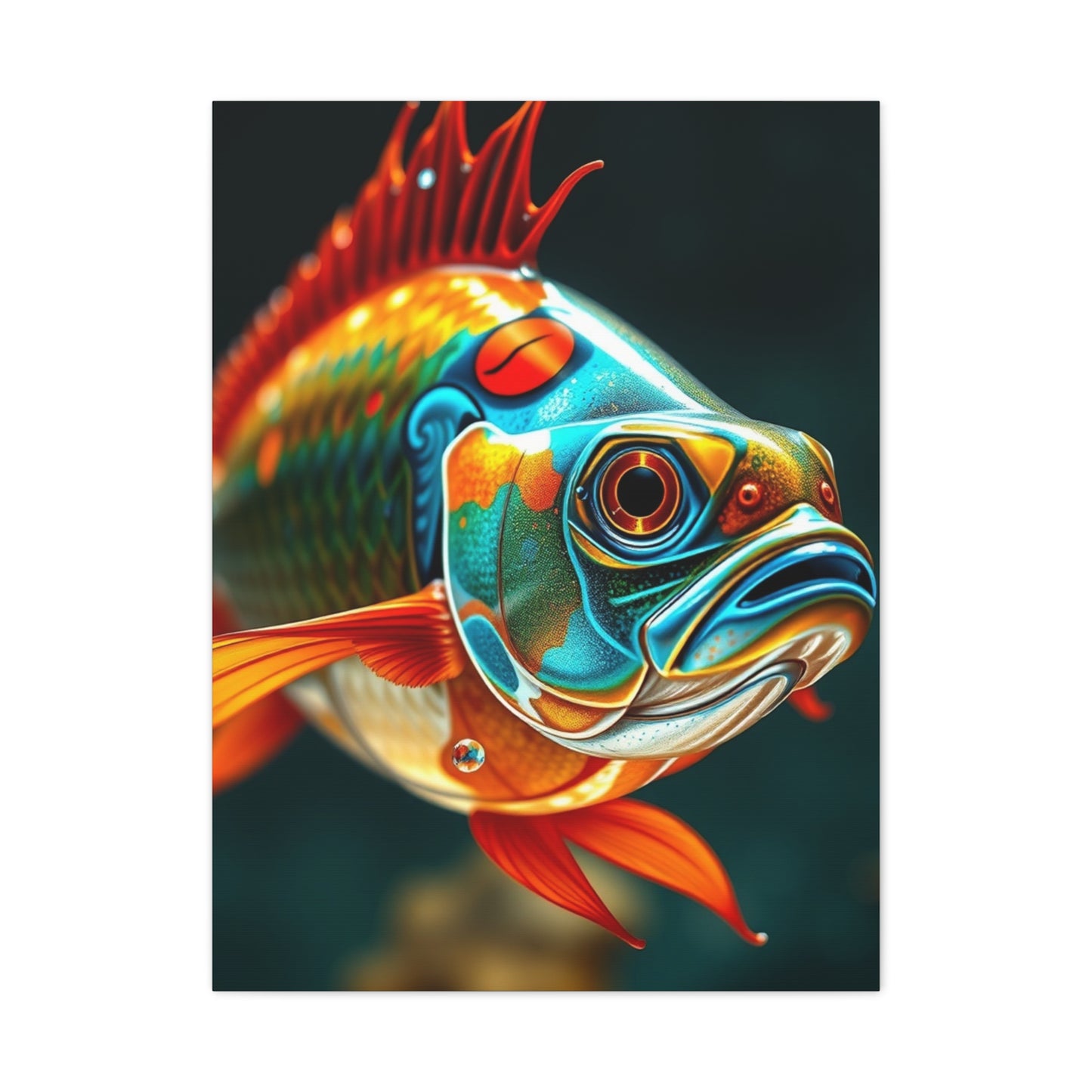 Fish Wall Art Refined Canvas Wall Art & Canvas Print