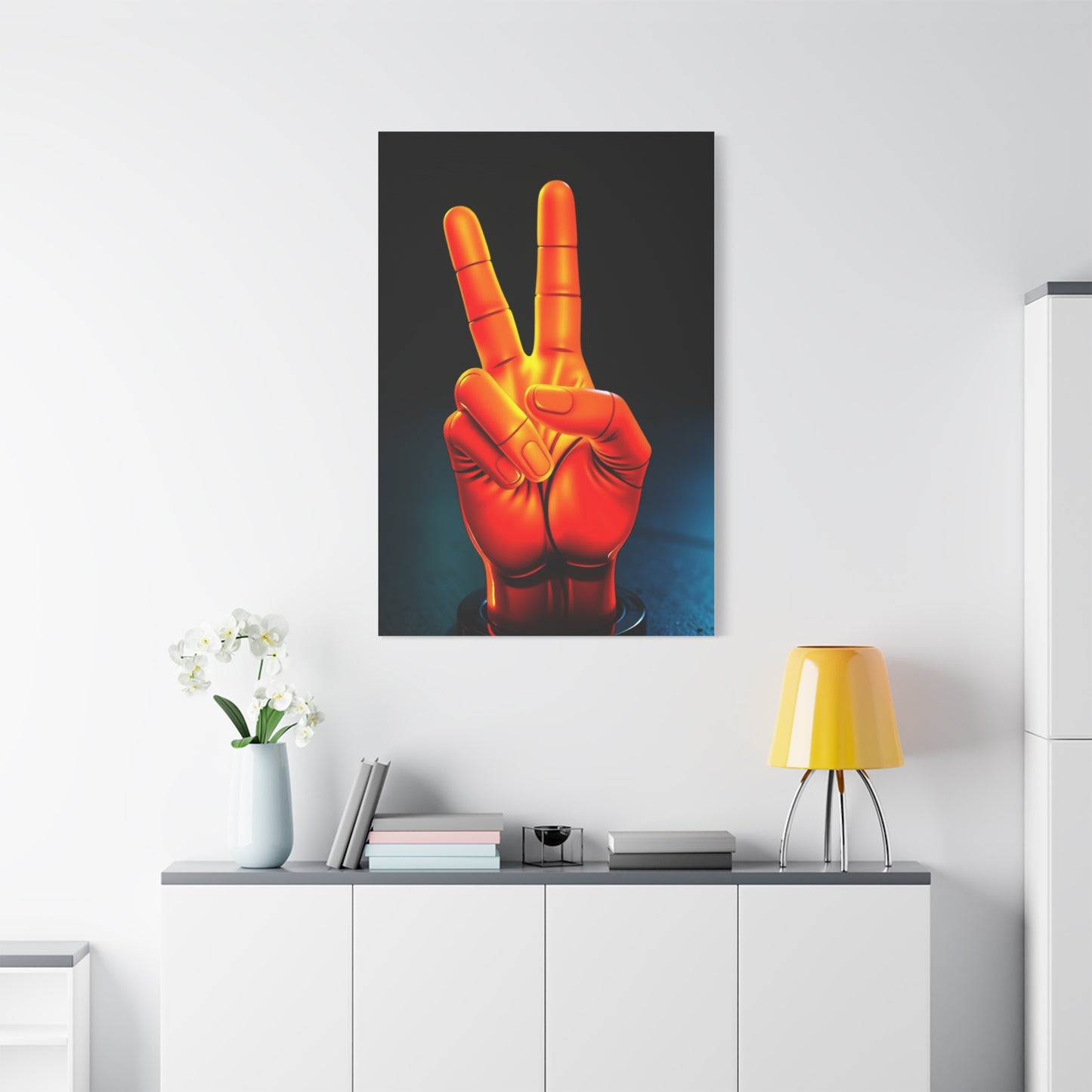 Elite Peace Sign Art Vision Wall Art & Canvas Print