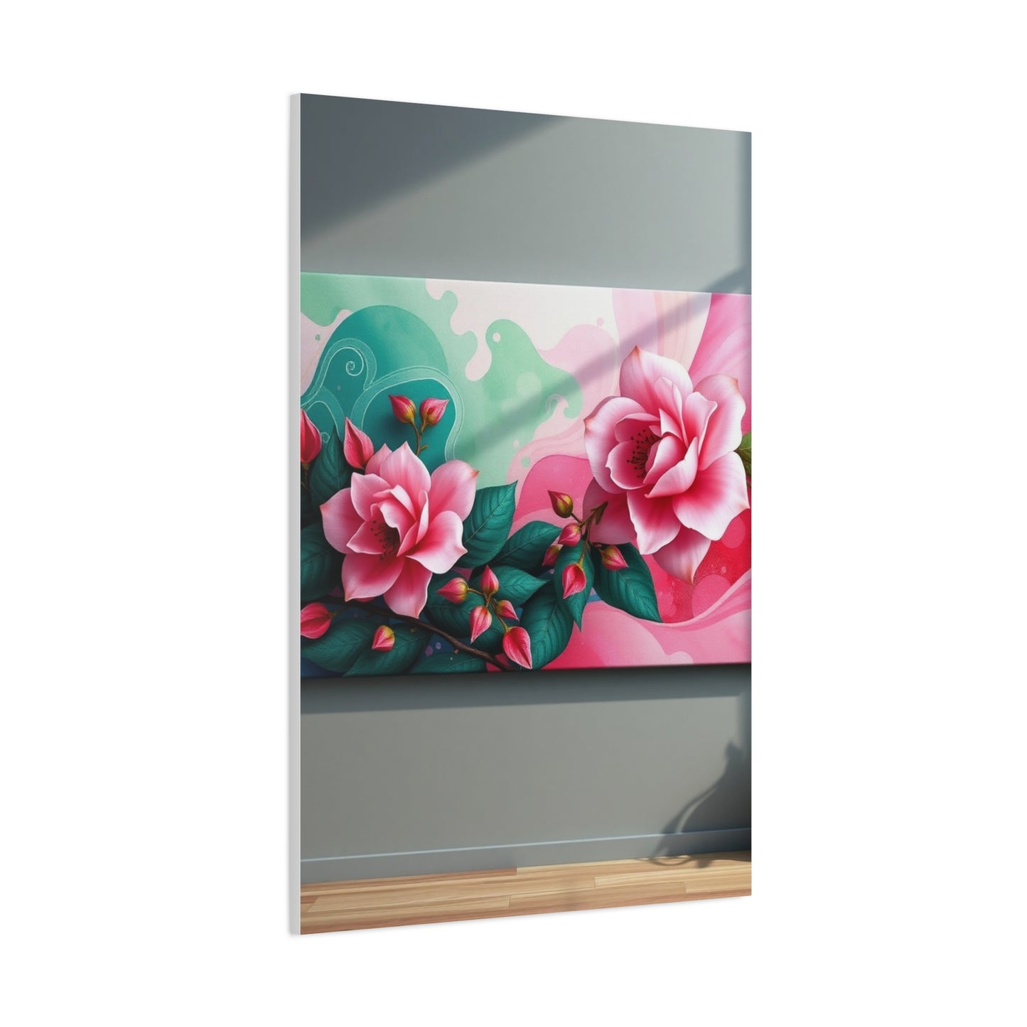Green & Pink Canvas Art Supreme Gallery Wall Art & Canvas Print