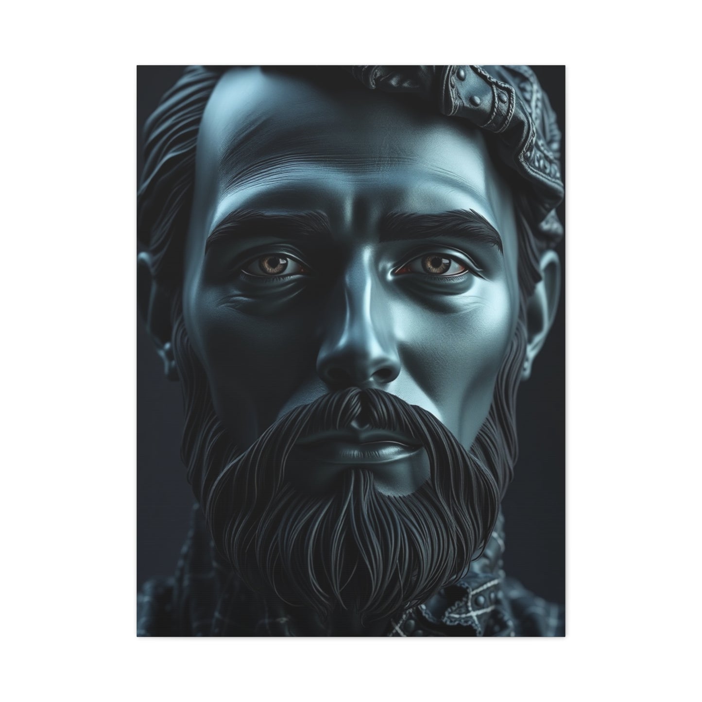 Supreme Charcoal, Onyx, and Ivory Art Collection Wall Art & Canvas Print