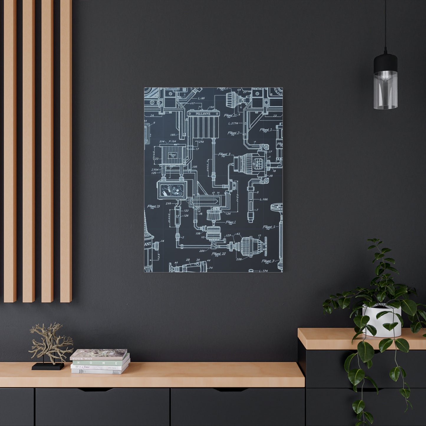 Vision Blueprint & Patent Sketches Art Art Wall Art & Canvas Print