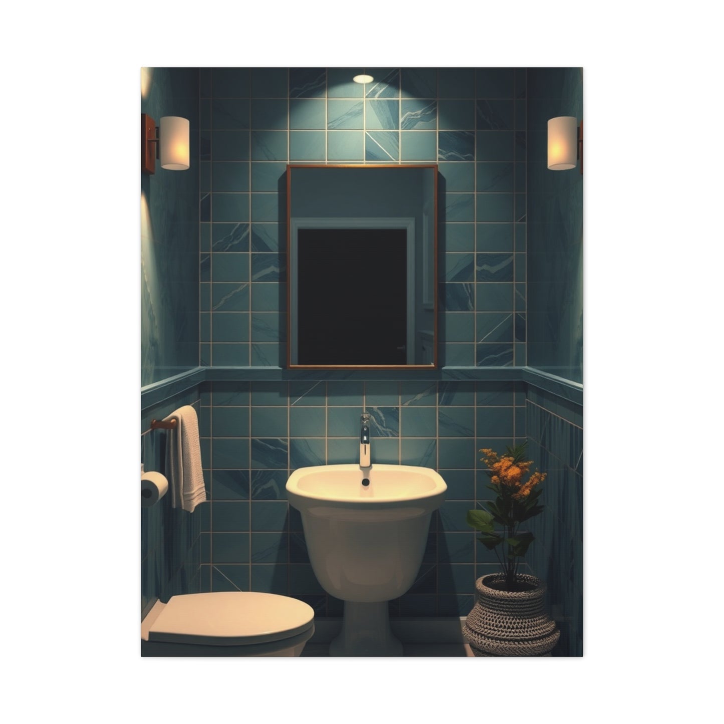 Luxe Aqua Reflections