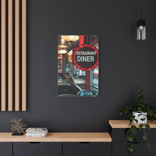 Restaurant & Diner Art Luxury Canvas Wall Art & Canvas Print