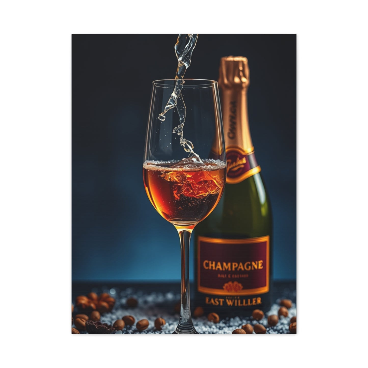 Supreme Champagne Art Collection Wall Art & Canvas Print